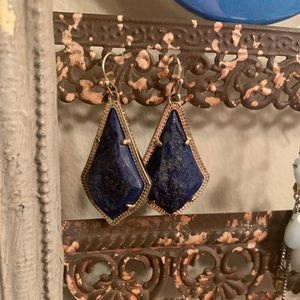 Kendra Scott Navy raw cut lapis